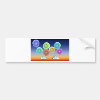 Autocollant De Voiture Têtes de ballon