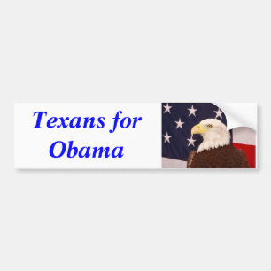 Autocollant De Voiture Texans pour l'adhésif pour pare-chocs 2012 d'Obama