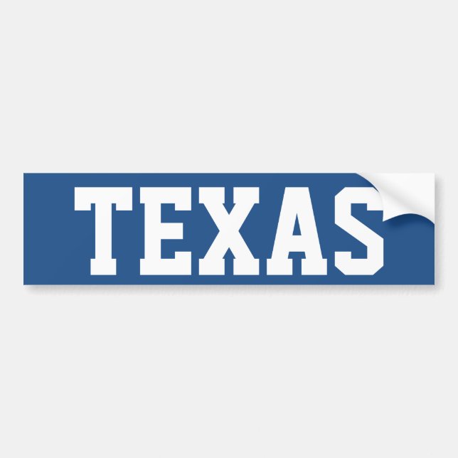 Autocollant De Voiture Texas (Devant)
