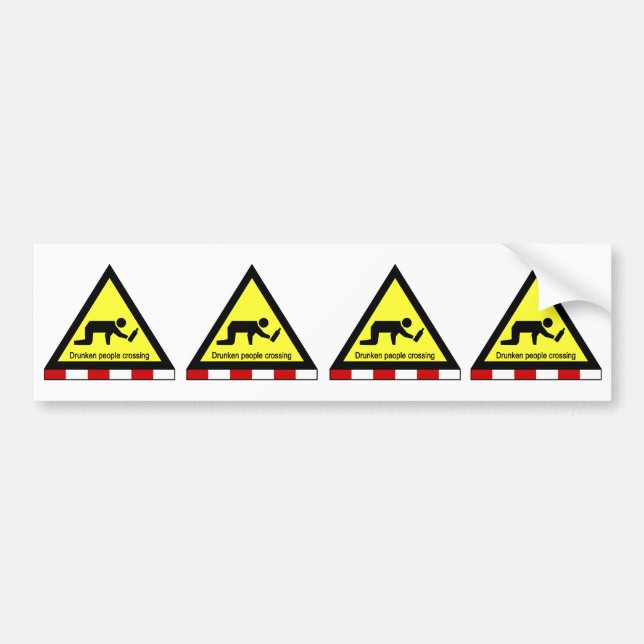 Autocollant De Voiture ⚠ thaïlandais de croisement de signe de ⚠ de (Devant)