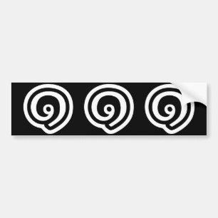 Autocollant De Voiture Thailande Numéro 1 / Un / ๑ (Nueng) Langue thaïe