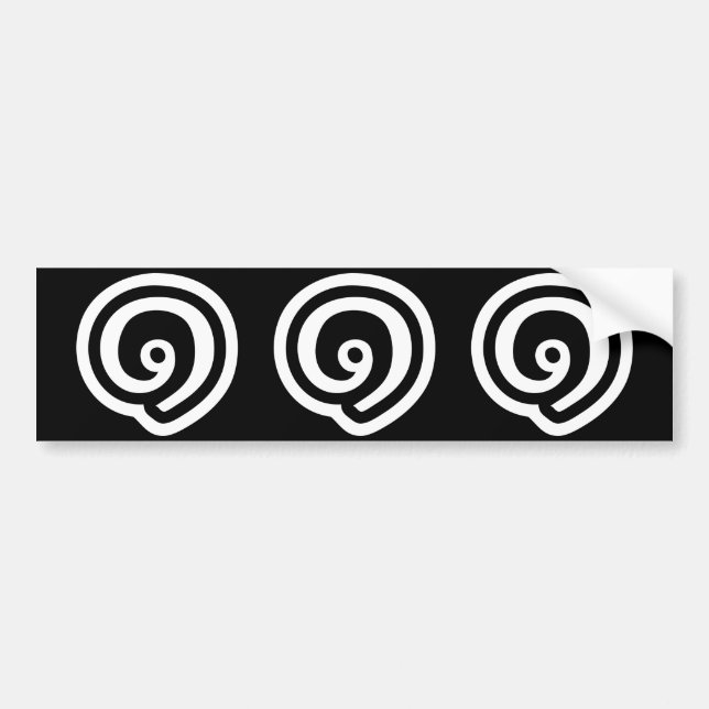 Autocollant De Voiture Thailande Numéro 1 / Un / ๑ (Nueng) Langue thaïe (Devant)
