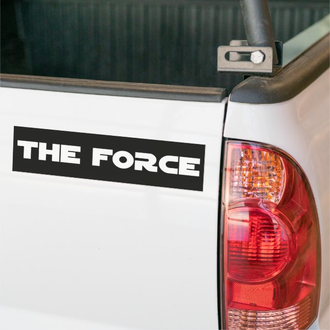 Autocollant De Voiture The Force™ Bumper Sticker (Sur camion)
