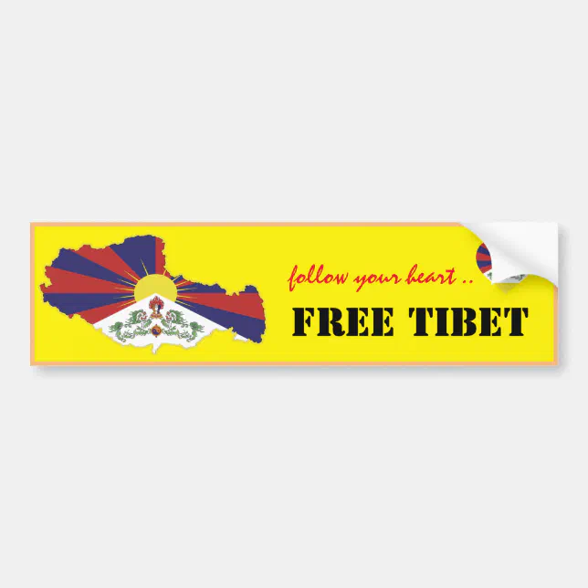 Tibet drapeau tibétain drapeau' Autocollant