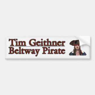 Autocollant De Voiture Tim Geithner