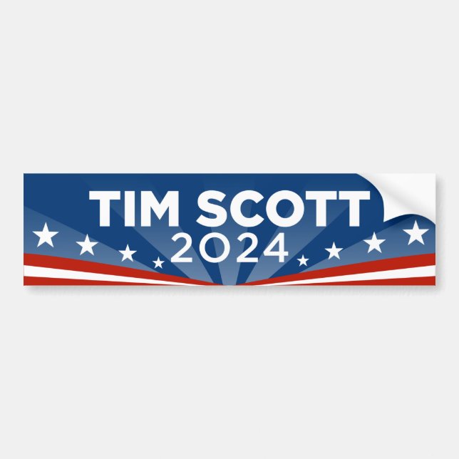 Autocollant De Voiture Tim Scott 2024 (Devant)
