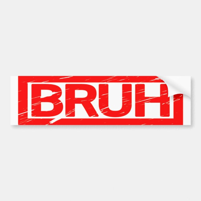 Autocollant De Voiture Timbre Brut (Devant)
