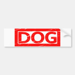 Autocollant De Voiture Timbre de chien