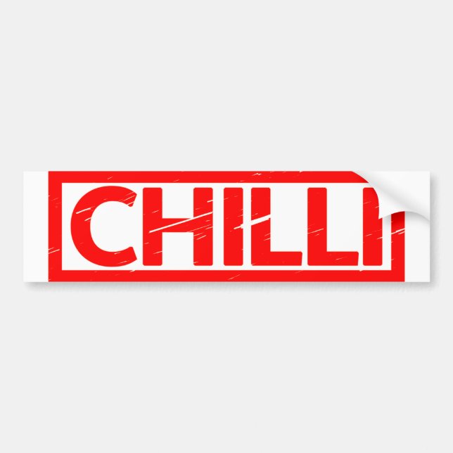 Autocollant De Voiture Timbre de Chili (Devant)