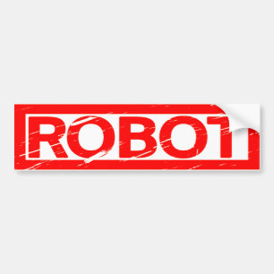 Autocollant De Voiture Timbre de robot