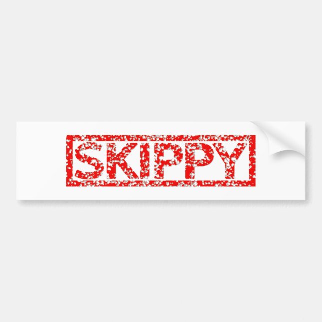 Autocollant De Voiture Timbre de Skippy (Devant)
