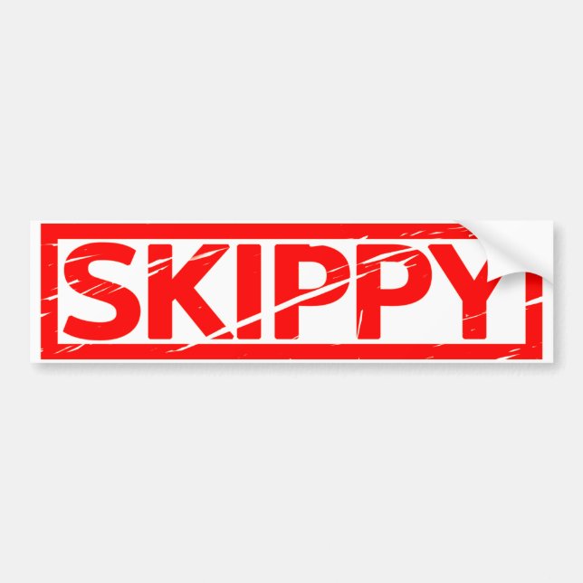 Autocollant De Voiture Timbre de Skippy (Devant)