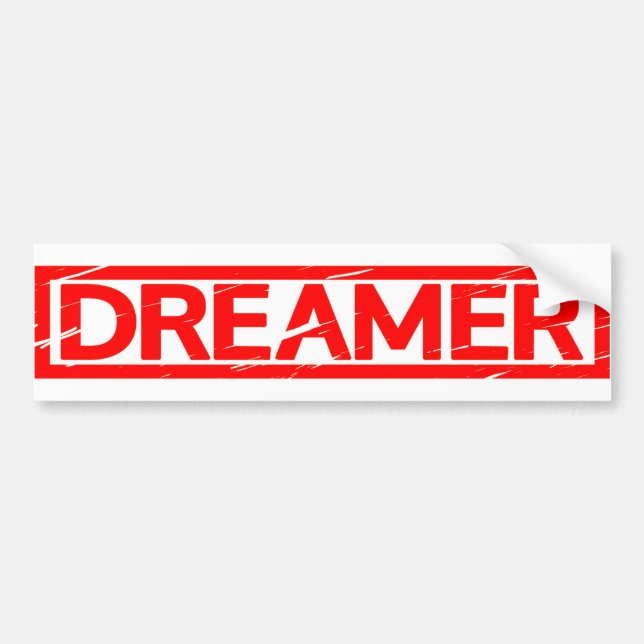 Autocollant De Voiture Timbre Dreamer (Devant)