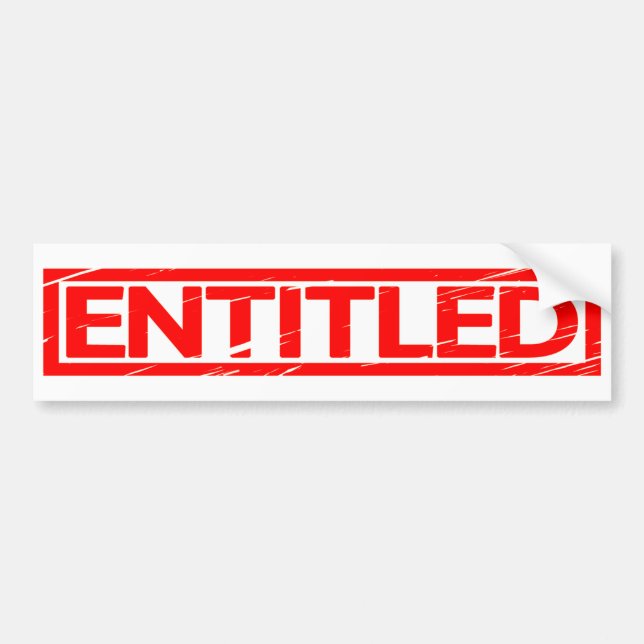 Autocollant De Voiture Timbre intitulé (Devant)