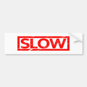 Autocollant De Voiture Timbre lent