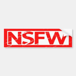 Autocollant De Voiture Timbre NSFW