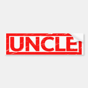 Autocollant De Voiture Timbre Oncle