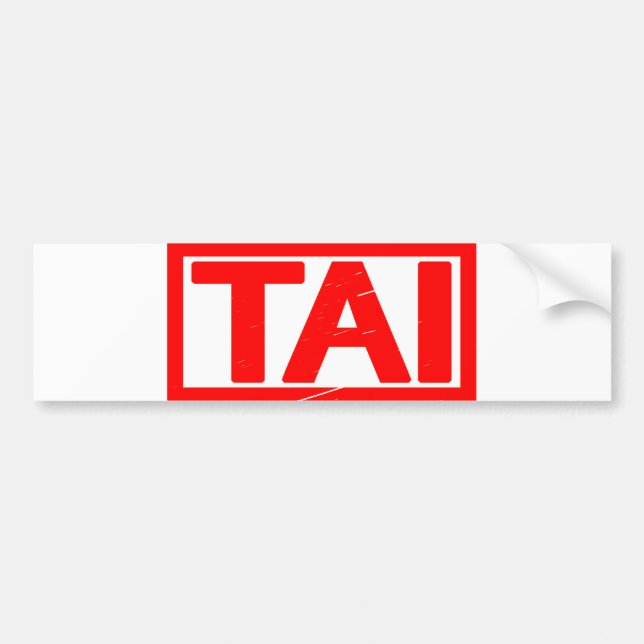 Autocollant De Voiture Timbre taï (Devant)