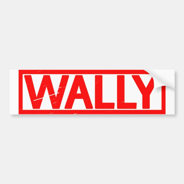 Autocollant De Voiture Timbre Wally (Devant)