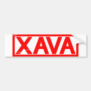 Autocollant De Voiture Timbre Xava