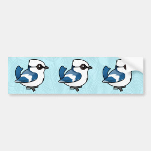 Autocollant De Voiture Tit Azure Birdorable