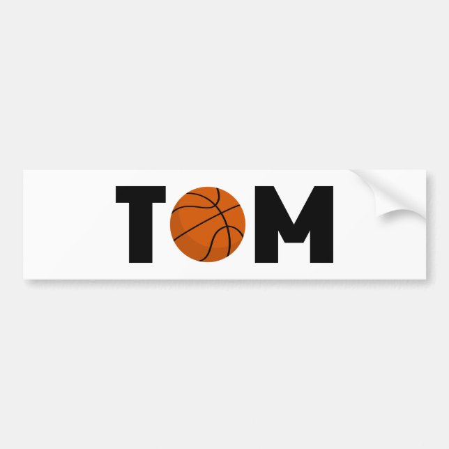 Autocollant De Voiture Tom Basket (Devant)