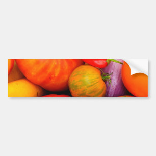 Autocollant De Voiture Tomates colorées d'héritage