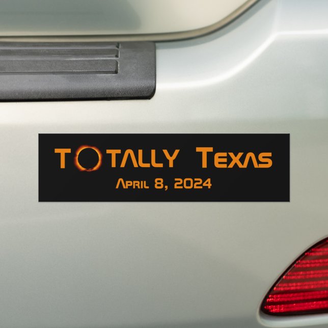 Autocollant De Voiture Totalement Texas 2024 Solar Eclipse (En voiture)