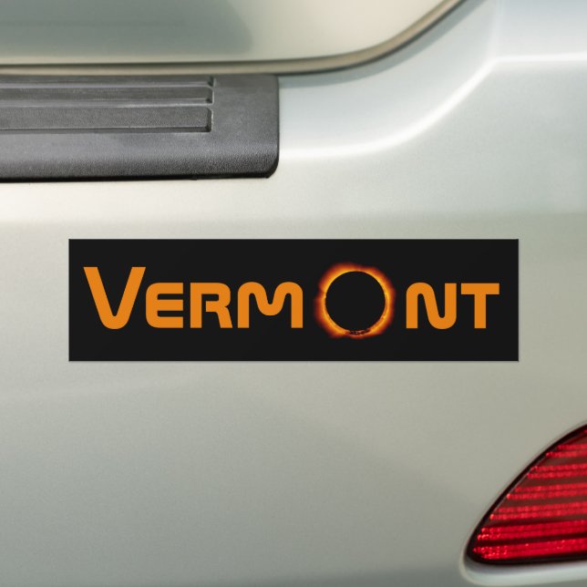 Autocollant De Voiture Totalement Vermont 2024 Solar Eclipse (En voiture)