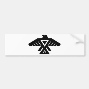 Autocollant De Voiture Totem indien de Thunderbird
