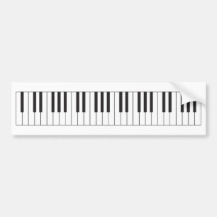 Autocollant De Voiture Touches de piano