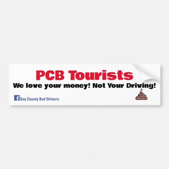 Autocollant De Voiture Touristes PCB (Devant)