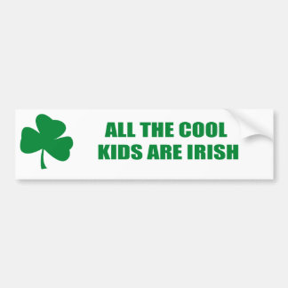 AUTOCOLLANT DE VOITURE TOUS LES ENFANTS FRAIS SONT IRLANDAIS