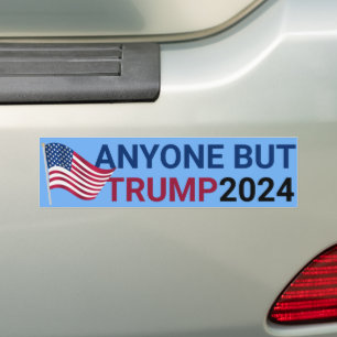 Autocollant De Voiture Tout le monde sauf Trump pour le président 2024