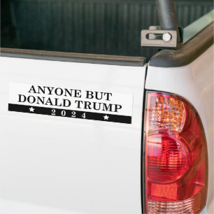Autocollant De Voiture Toute personne sauf Trump 2024