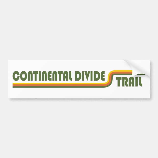 Autocollant De Voiture Trail Continental Divide (Devant)