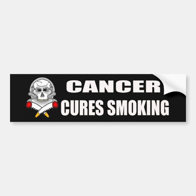 Autocollant De Voiture Traitements de Cancer fumant l'adhésif pour (Devant)