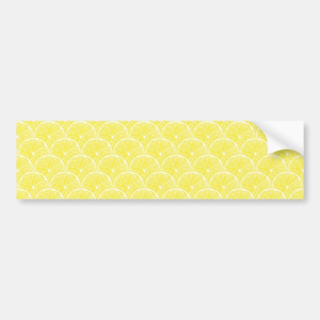 Autocollant De Voiture Tranches de citron (Devant)