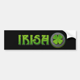 Autocollant De Voiture Trèfle de feuille de l'Irlandais 4