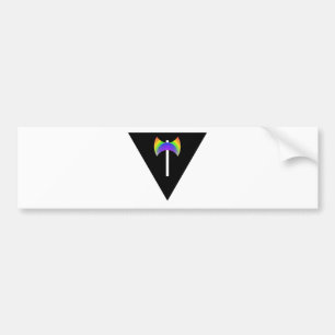 Autocollant De Voiture Triangle Labrys