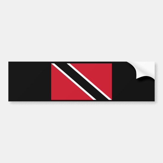 AUTOCOLLANT DE VOITURE TRINIDAD ET TOBAGO (Devant)