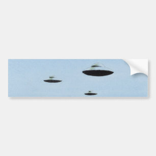 Autocollant De Voiture Trio UFO