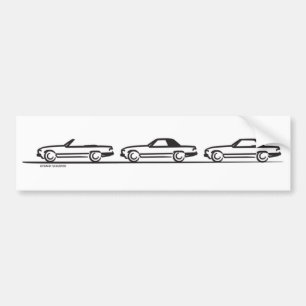 Autocollant De Voiture Trois 107 SL
