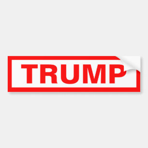 Autocollant De Voiture Trump