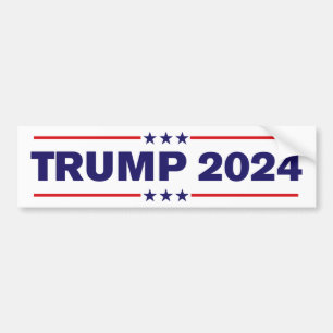 Autocollant De Voiture Trump 2024