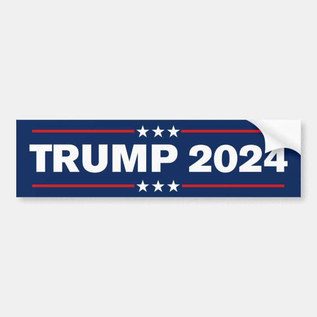 Autocollant De Voiture Trump 2024 (Devant)