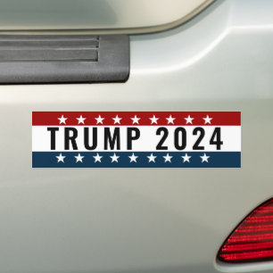 Autocollant De Voiture Trump 2024