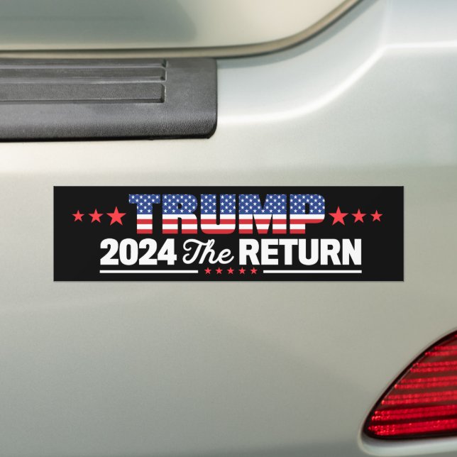 Autocollant De Voiture Trump 2024 Le Retour de la perceuse républicaine (En voiture)