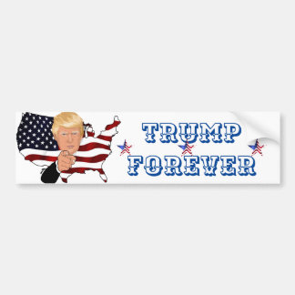 Autocollant De Voiture Trump à jamais