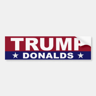 AUTOCOLLANT DE VOITURE TRUMP DONALDS 2024